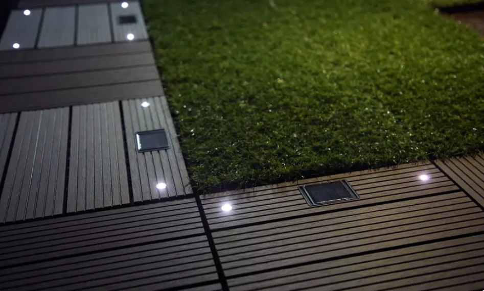 WPC Wonder: Klickfliese mit LED 1m2